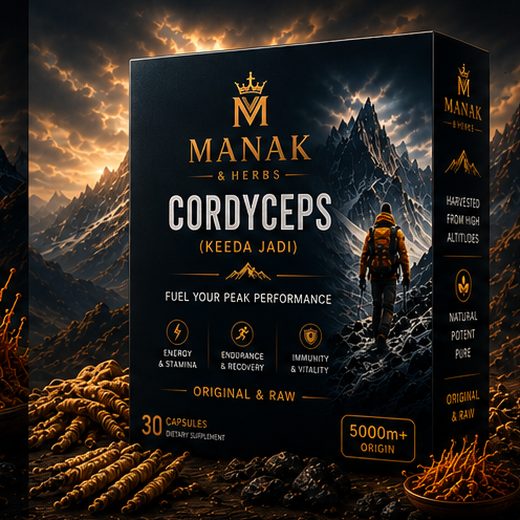 MANAK Cordyceps (Keeda Jadi) – Premium Himalayan Herbal Supplement